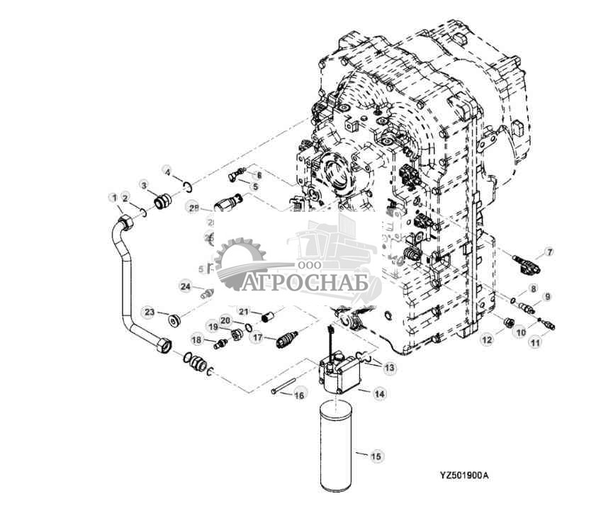 TRANSMISSION REAR HOUSING (RIGHT SIDE) 
